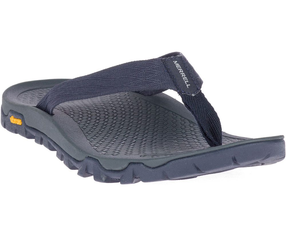 Merrell Sandals Navy - Breakwater Flip - Mens 34AOGLZBV